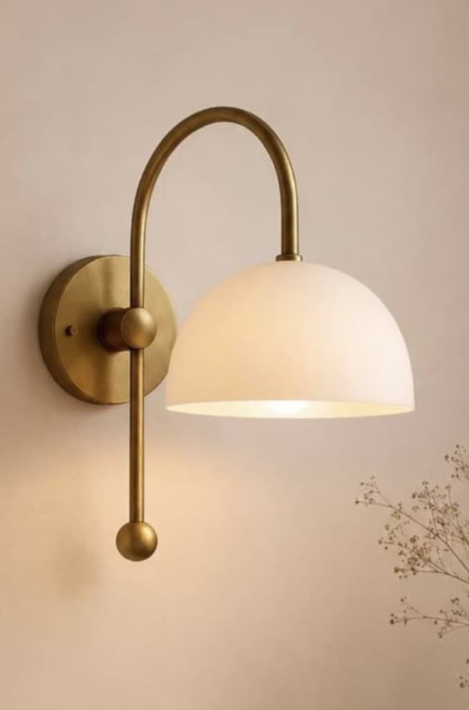 Modern Brass Wall Sconce